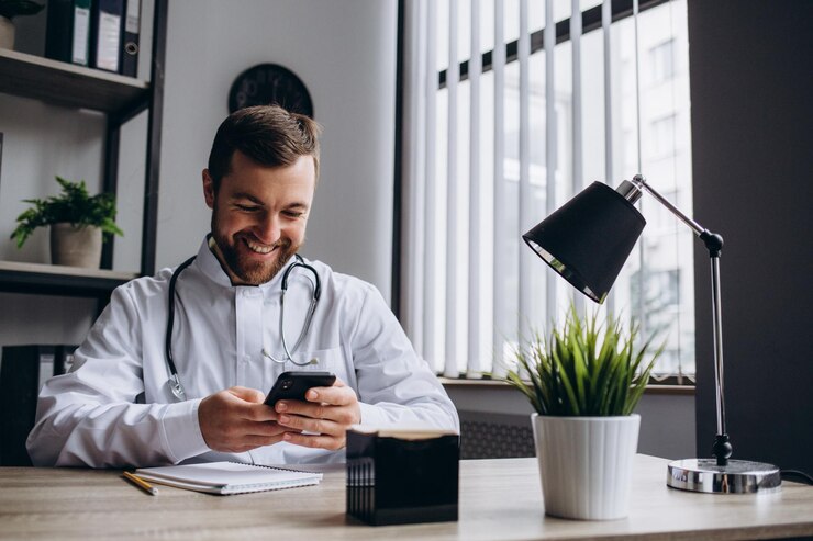 Tecnologia facilita a rotina médica.